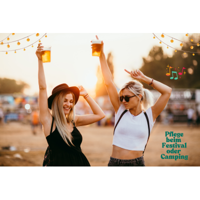 Pflege beim Festival-Camping