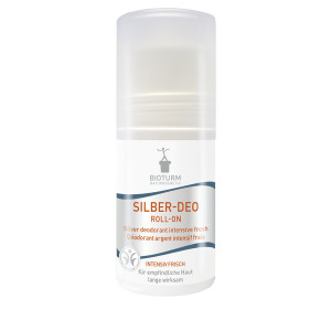 Bioturm Naturkosmetik Silber-Deo Roll-On Intensiv frisch 50 ml