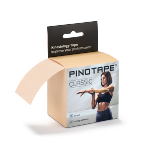 Pinotape Classic Kinesiologie Tape Light Beige 5 cm x 5 m