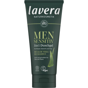 Gel douche 3 en 1 Lavera Men Sensitive 200 ml