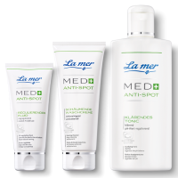 La mer Sparset MED+ Anti Spot Fluid 50 ml + Waschcreme...