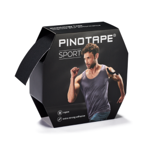 Pinotape Sport Kinesiologie tape zwart 5 cm x 31 m