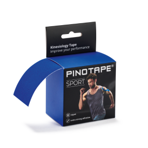 Pinotape Sport Kinesiologie Tape Blu scuro 5 cm x 5 m
