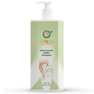 Sanoll Biokosmetik Brennnessel Molke Shampoo 1 Liter
