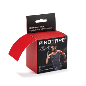 Pinotape Cinta deportiva roja 5 cm x 5 m