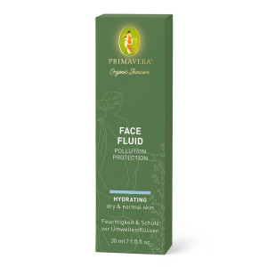 Primavera Organic Skincare Face Fluid Pollution Protection Hydrating 30 ml