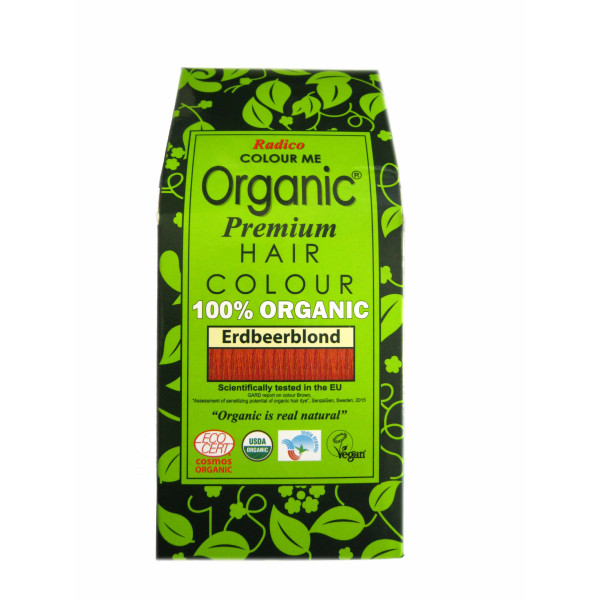 Radico Colour Me Organic Pflanzenhaarfarbe Erdbeerblond 100 g