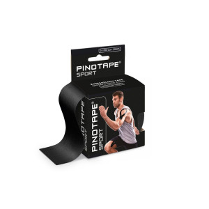 Pinotape Sport Pre Cut vorgeschnitten  schwarz 5 cm x 5 m
