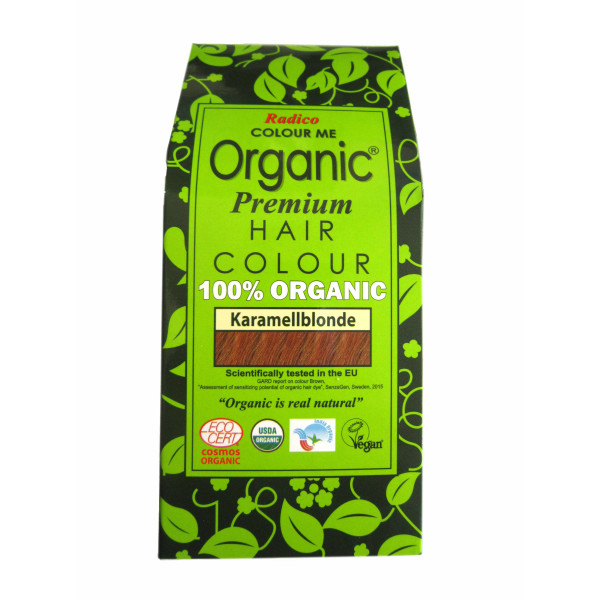 Radico Colour Me Organic Pflanzenhaarfarbe Karamell-Blond 100 g