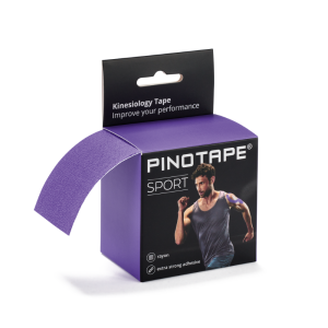 Pinotape Sport Kinesiologie Tape Paars 5 cm x 5 m