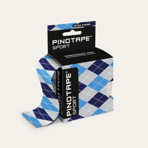 Pinotape Sports Kinesiology Tape Blue Diamond 5 cm x 5 m