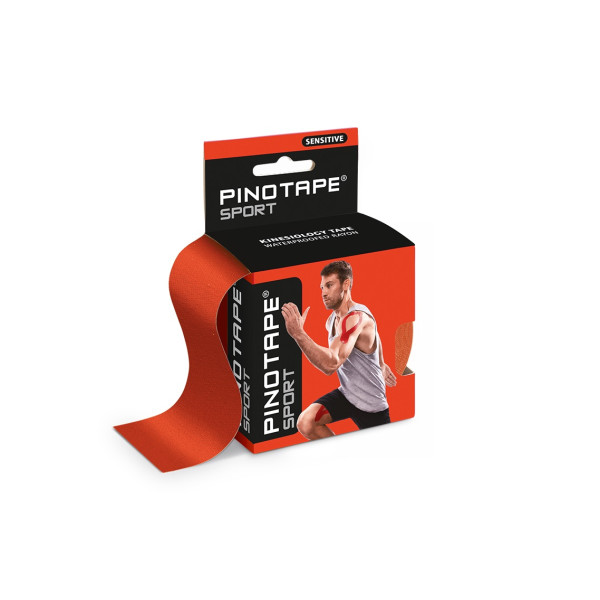 Pinotape Sport Sensitive Kinesiologie Tape Light Red 5 cm x 5 m