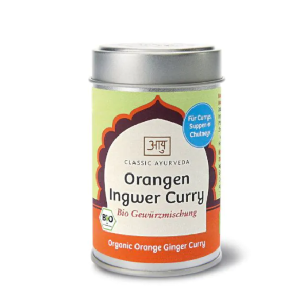 Classic Ayurveda Bio Orangen Ingwer Curry Gewürzmischung 50 g
