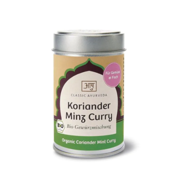 Classic Ayurveda Bio Koriander Minz Curry Gewürzmischung 50 g