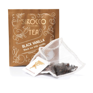 Sirocco Bio Tee Black Vanilla 20 Sachets à 2,5 g