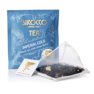 Sirocco Bio Tee Imperial Gold Black mit Zitrone &...