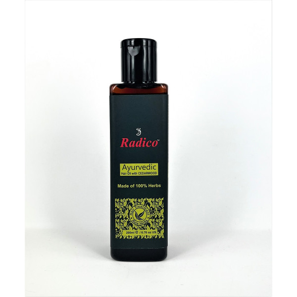 Radico Ayurvedisches Organic Haaröl mit Zedernholz 200 ml