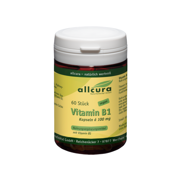 Allcura Vitamin B1 100 mg | 60 Stück