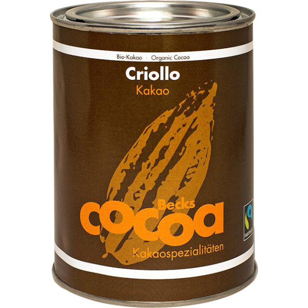 Becks Cocoa Criollo 100% Bio Kakao Trinkschokolade 250 g