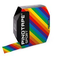 Pinotape Sport Kinesiologie Tape Pride Regenbogen 5 cm x 31 m