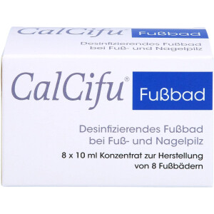 Calcifu bain désinfectant pour les pieds 8 x 10 ml